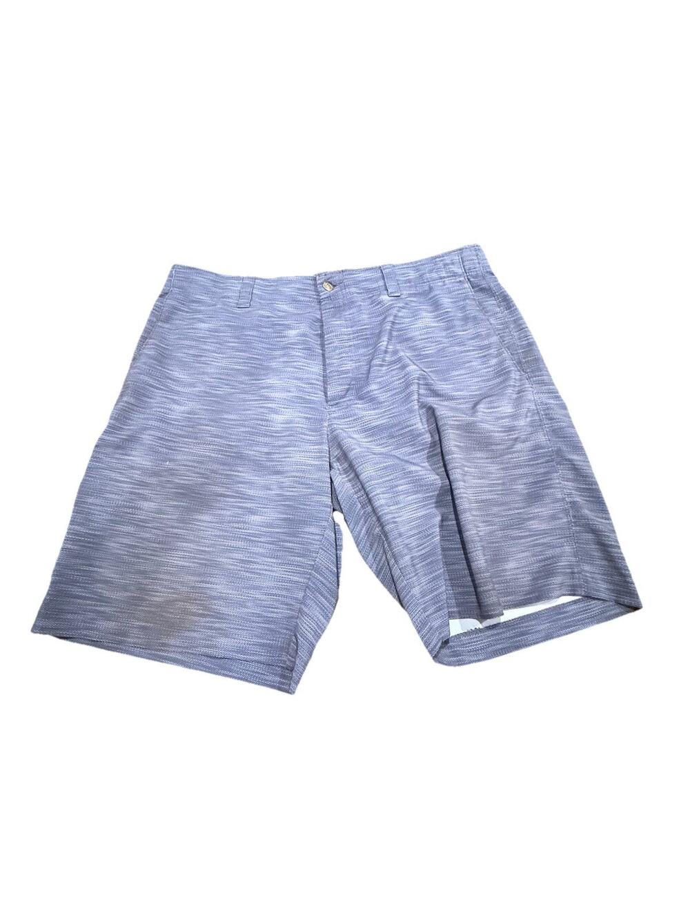Callaway Golf Shorts Men’s Approx 38 Blue Heather Performance Stretch Flat Front